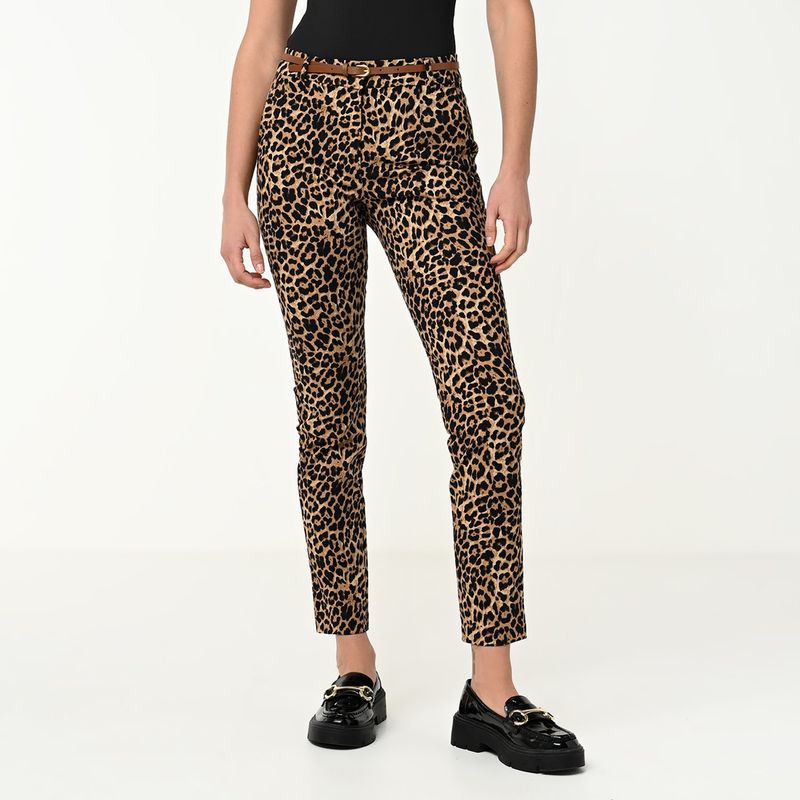 BASEMENT - Pantalón Recto Mujer Tiro medio Basement