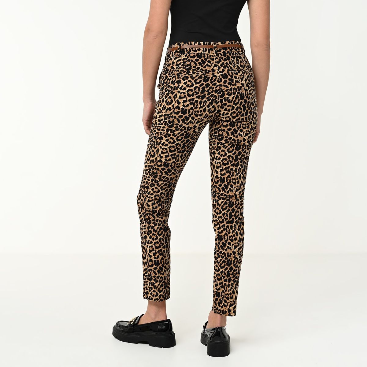 BASEMENT - Pantalón Recto Mujer Tiro medio Basement