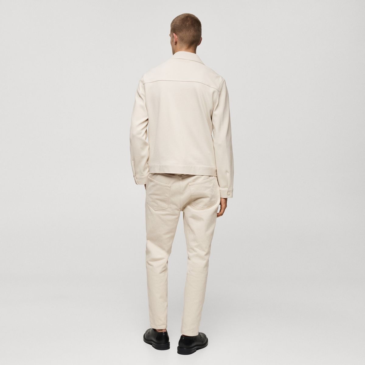 MANGO - Sobrecamisa Hombre de Algodón Mango
