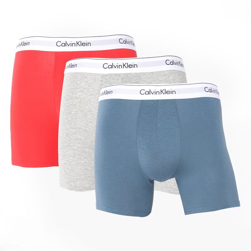 CALVIN KLEIN - Boxers Hombre Pack de 3 de Algodón Calvin Klein