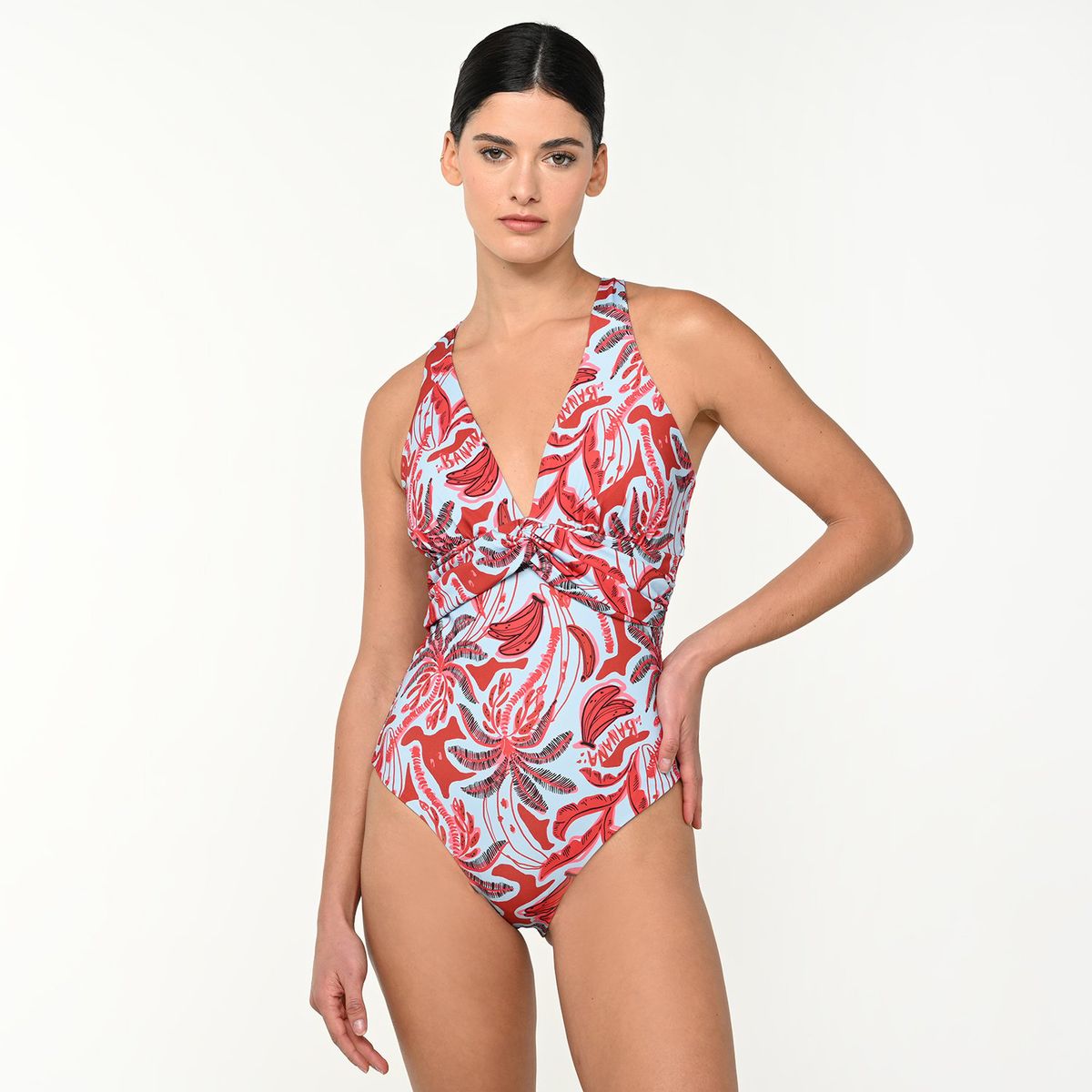 BASEMENT - Vestido de baño Enterizo con Estampado Basement