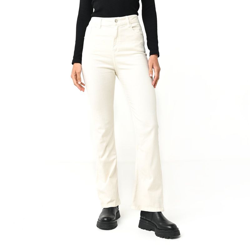 UNIVERSITY CLUB - Jean Flare Mujer Tiro alto University Club