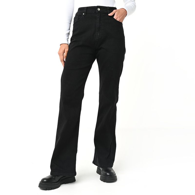 UNIVERSITY CLUB - Jean Flare Mujer Tiro alto University Club