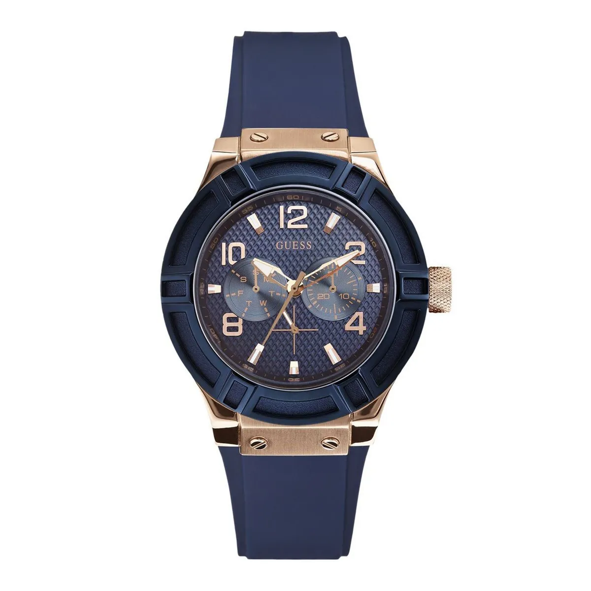 GUESS - Reloj Guess Mujer JET SETTER. Reloj Silicona Azul W0571L1