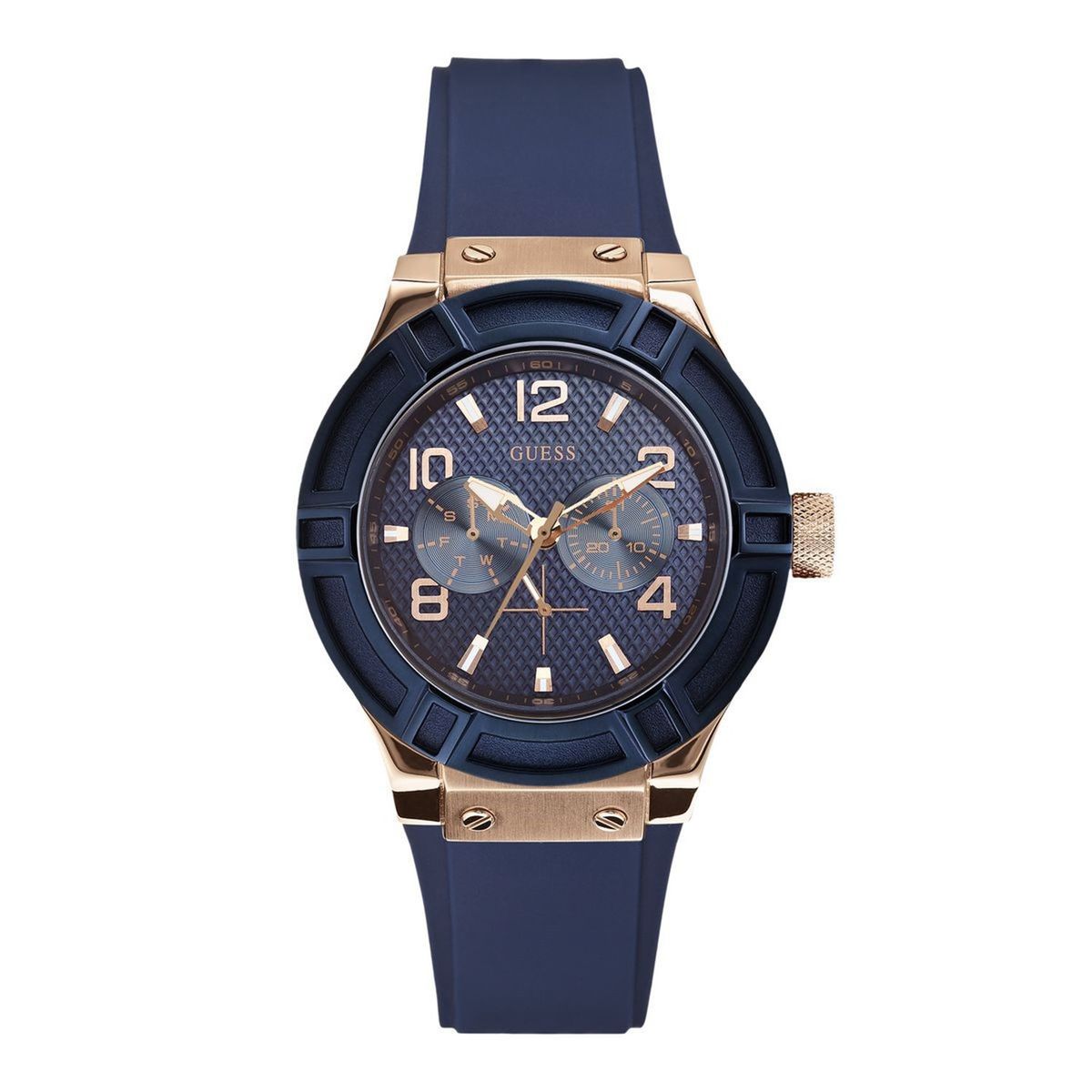 GUESS - Reloj Guess Mujer JET SETTER. Reloj Silicona Azul W0571L1
