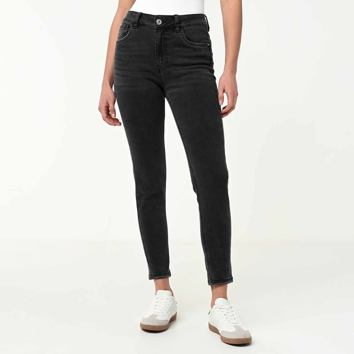 BASEMENT - Jean Skinny Mujer Tiro medio Basement