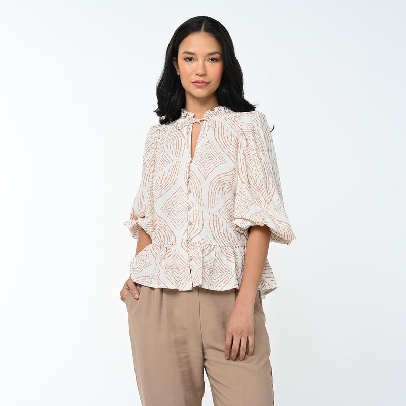 UNIVERSITY CLUB - Camisa Mujer Manga larga University Club
