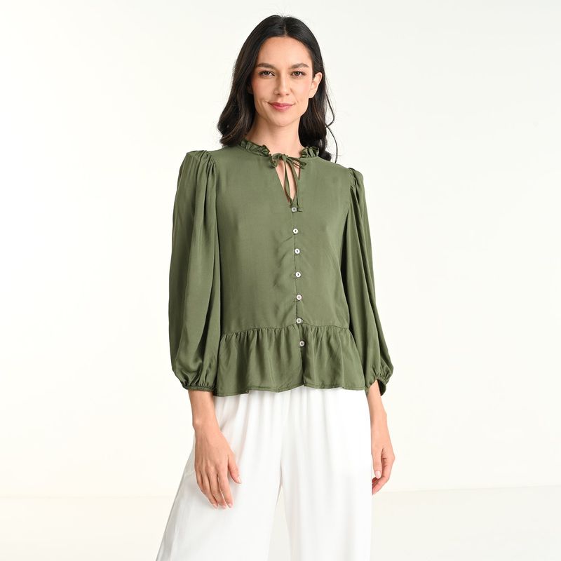 UNIVERSITY CLUB - Camisa Mujer Manga larga University Club