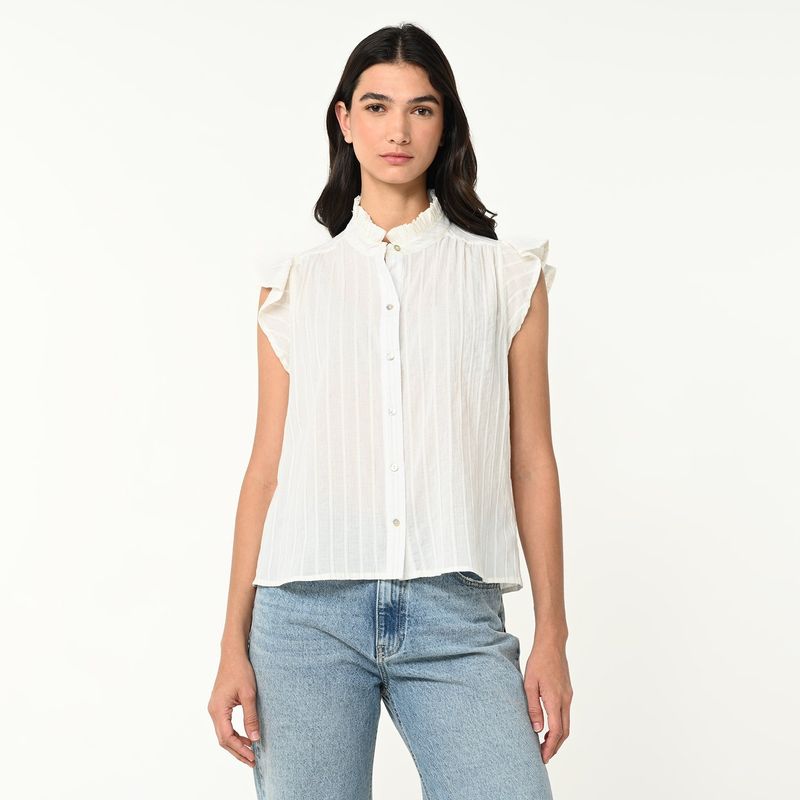 UNIVERSITY CLUB - Blusa Mujer Sin mangas de Algodón University Club