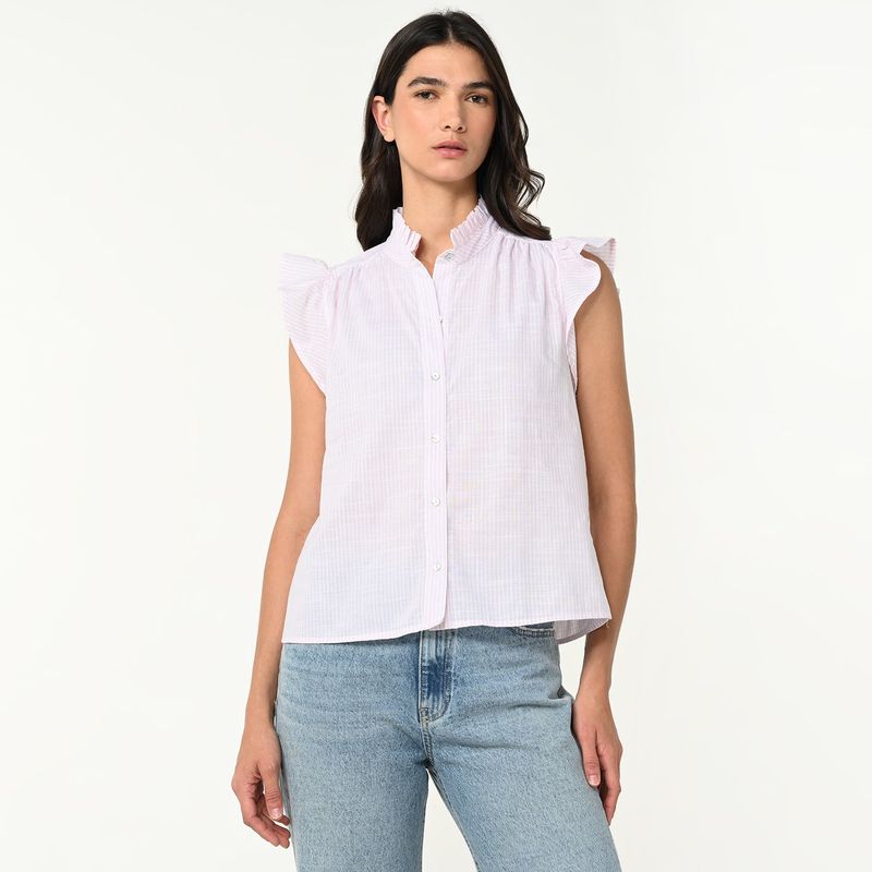 UNIVERSITY CLUB - Blusa Mujer Sin mangas de Algodón University Club