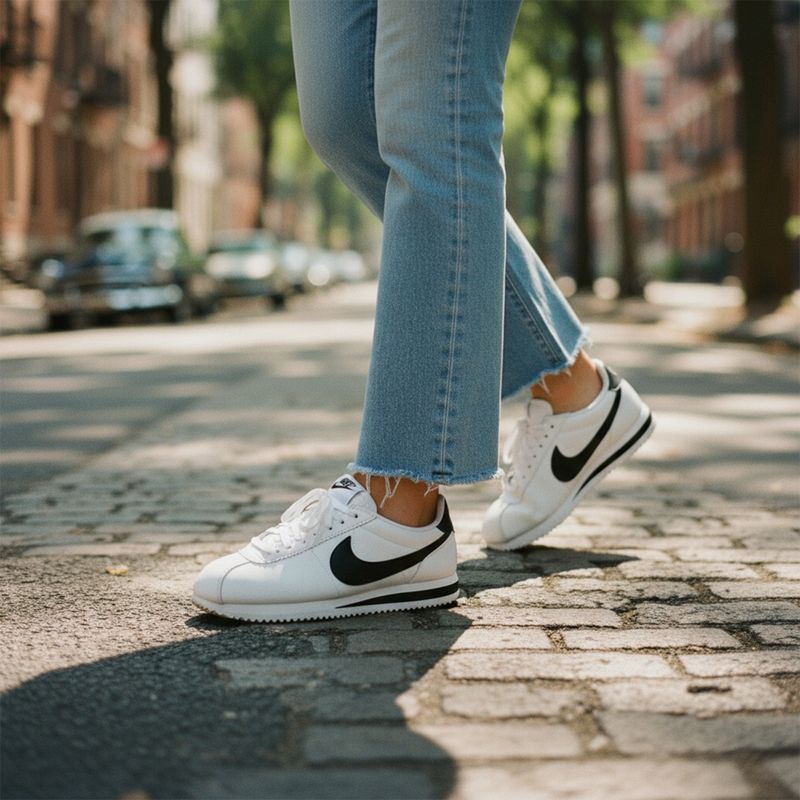 Tenis Nike Mujer Moda Cortez Blancos NIKE