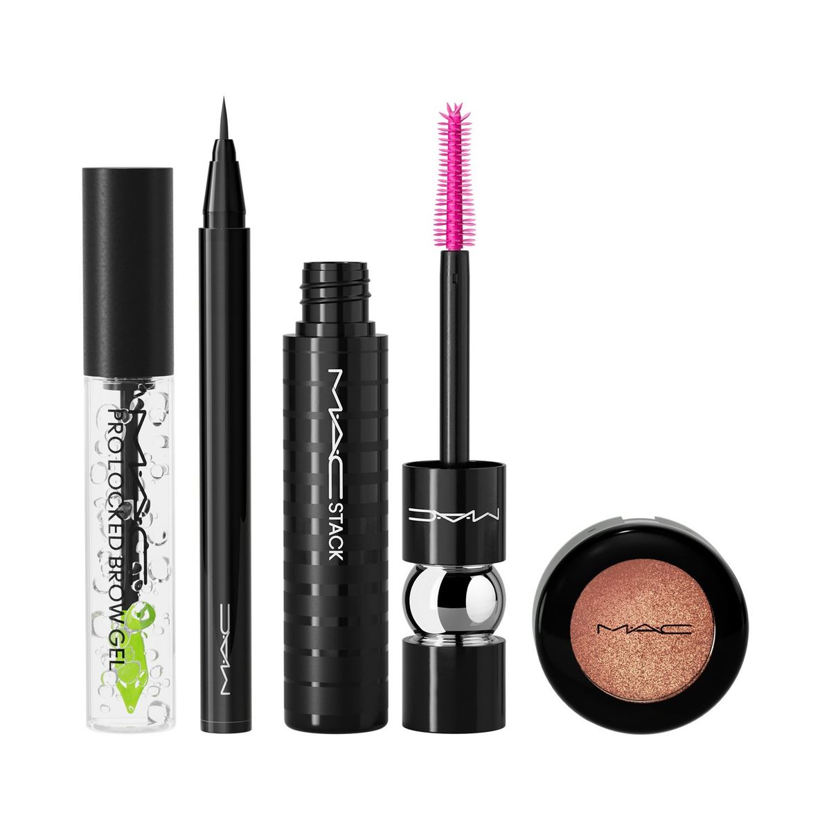 MAC COSMETICS - Set de maquillaje ojos Glam as Gold Gift of Gold MAC Incluye: 4 Productos
