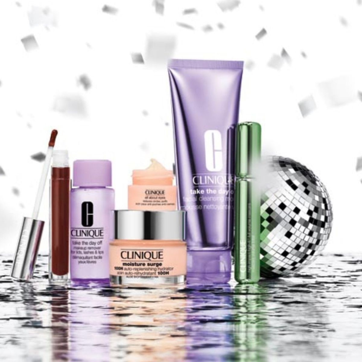 CLINIQUE - Edición exclusiva Online: Kit Moisture Surge, Limpieza & Maquillaje Completo (6 Productos)
