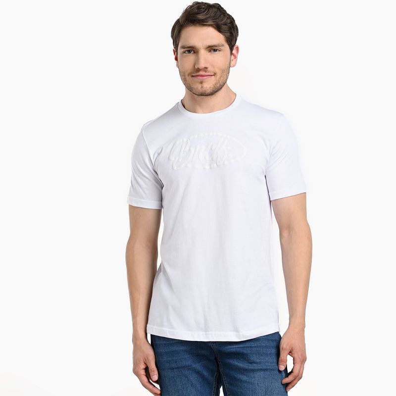 BEARCLIFF - Camiseta Hombre Manga corta con Estampado de Algodón Bearcliff
