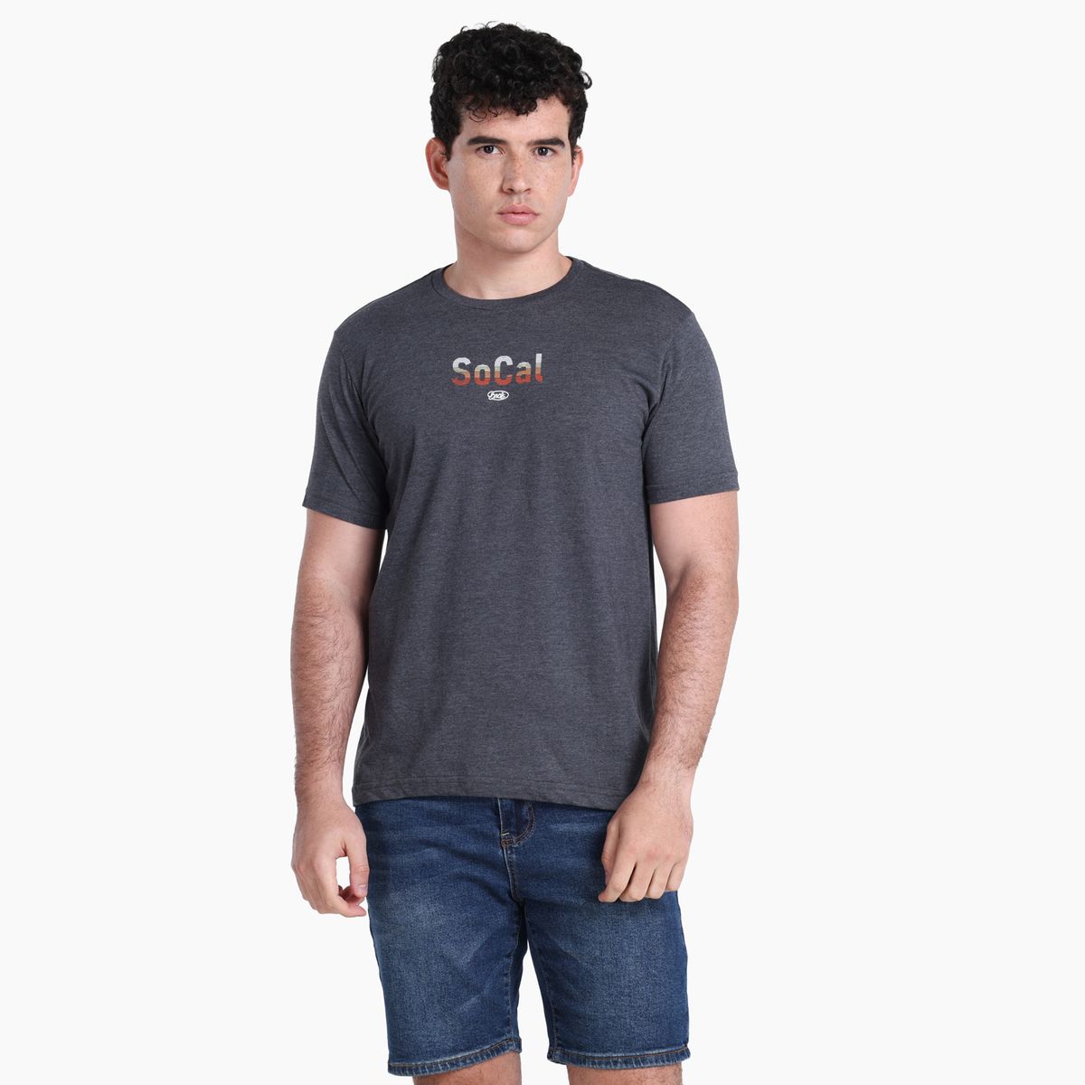 BEARCLIFF - Camiseta Hombre Manga corta con Estampado de Algodón Bearcliff