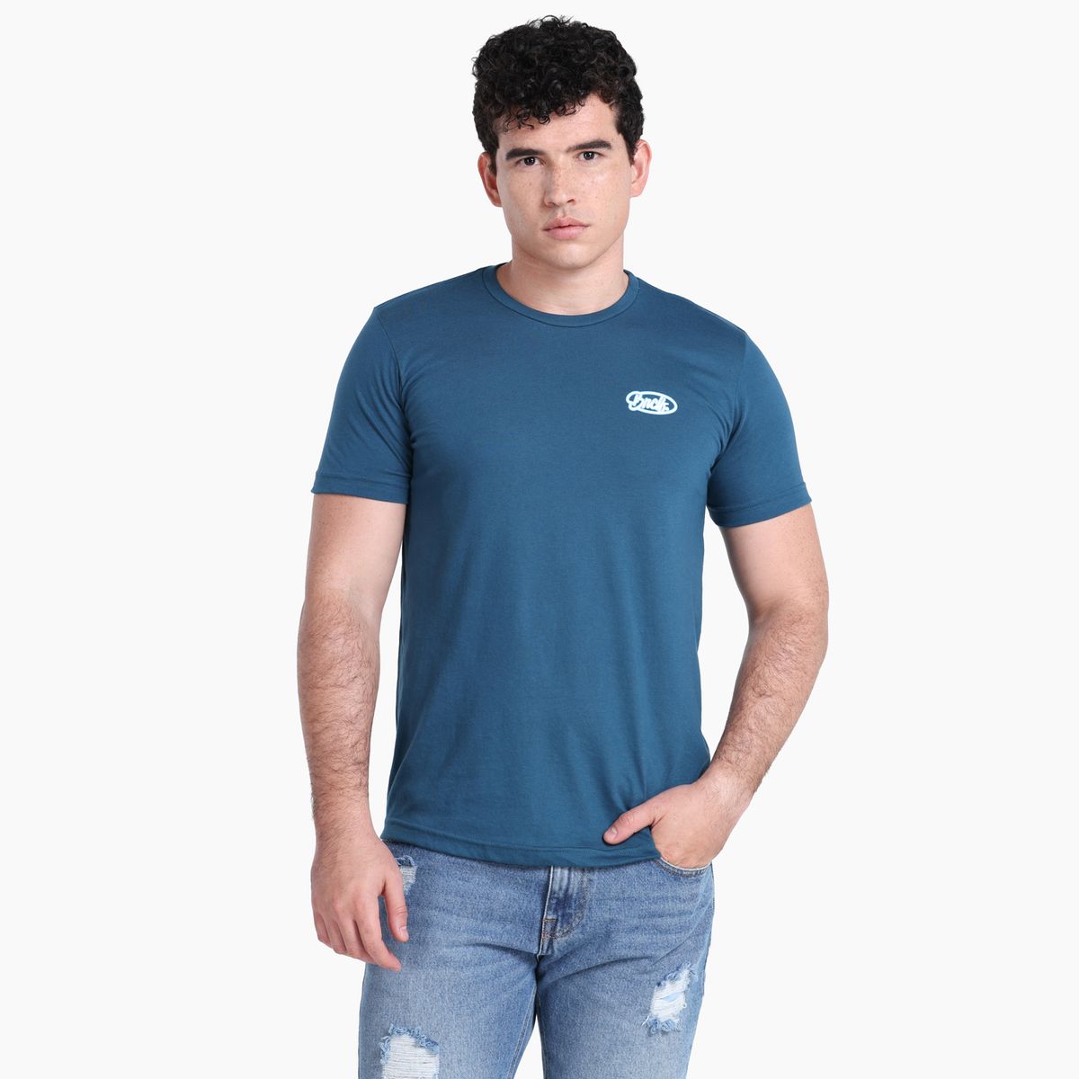 BEARCLIFF - Camiseta Hombre Manga corta con Estampado de Algodón Bearcliff