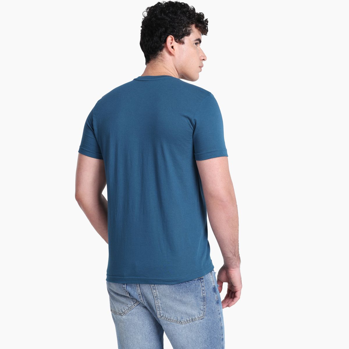 BEARCLIFF - Camiseta Hombre Manga corta con Estampado de Algodón Bearcliff