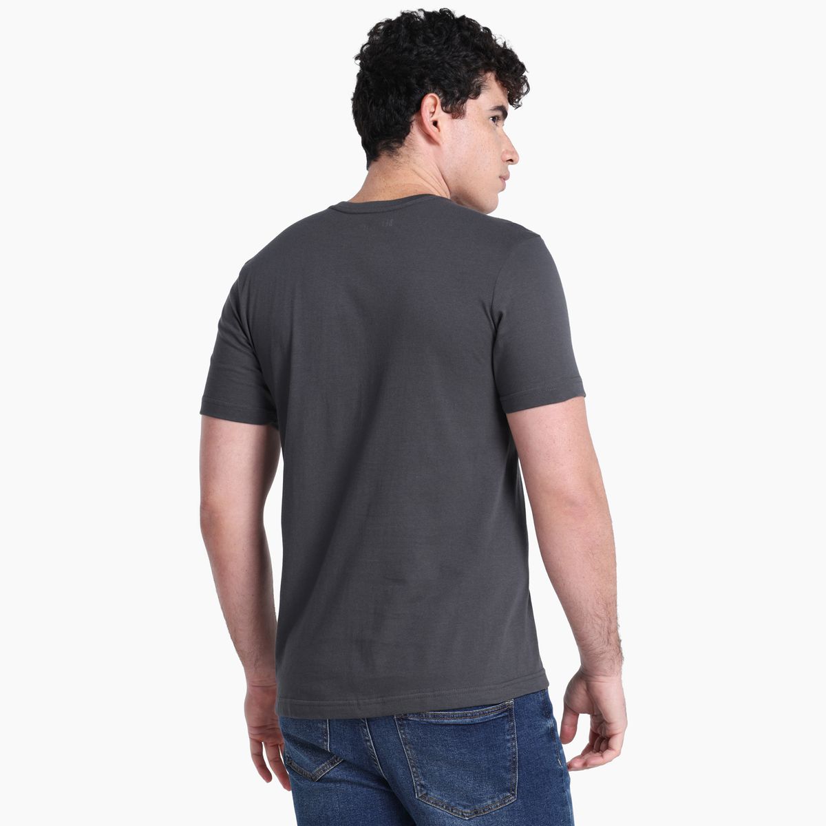 BEARCLIFF - Camiseta Hombre Manga corta con Estampado de Algodón Bearcliff