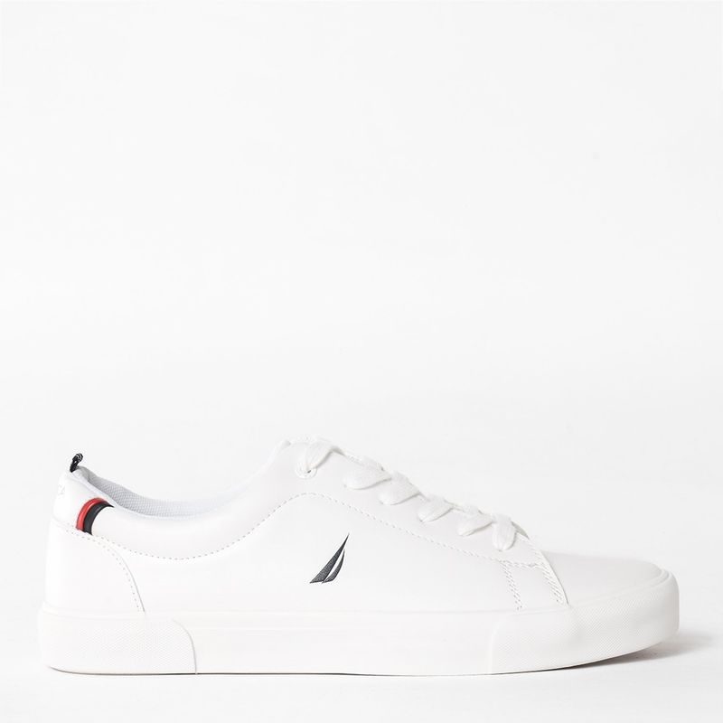 NAUTICA - Tenis Nautica Hombre Moda Graves Blancos