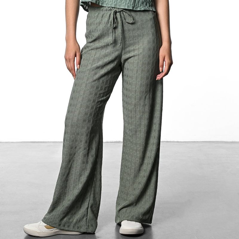 MOSSIMO - Pantalón Wide Leg Mujer Tiro alto Mossimo