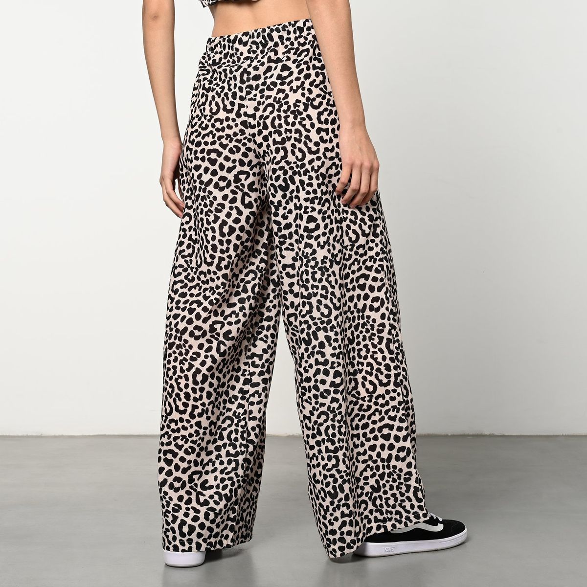 DENIMLAB - Pantalón Recto Mujer Tiro alto Animal print Denimlab
