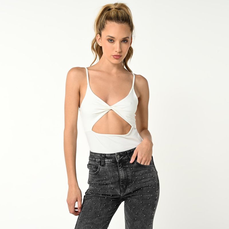 DENIMLAB - Body Mujer Sin mangas de Algodón Denimlab