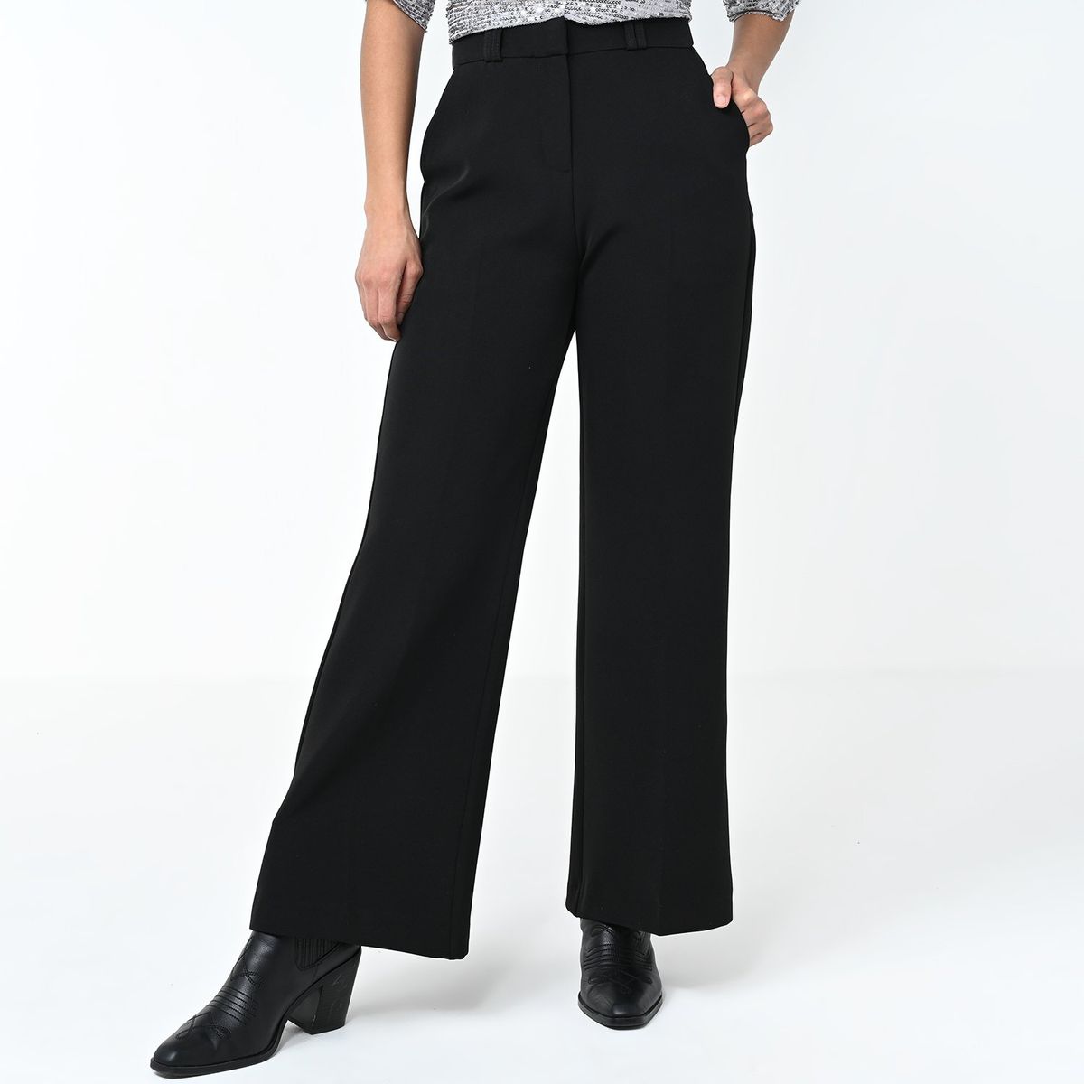 BASEMENT - Pantalón Culotte Mujer Tiro alto Basement