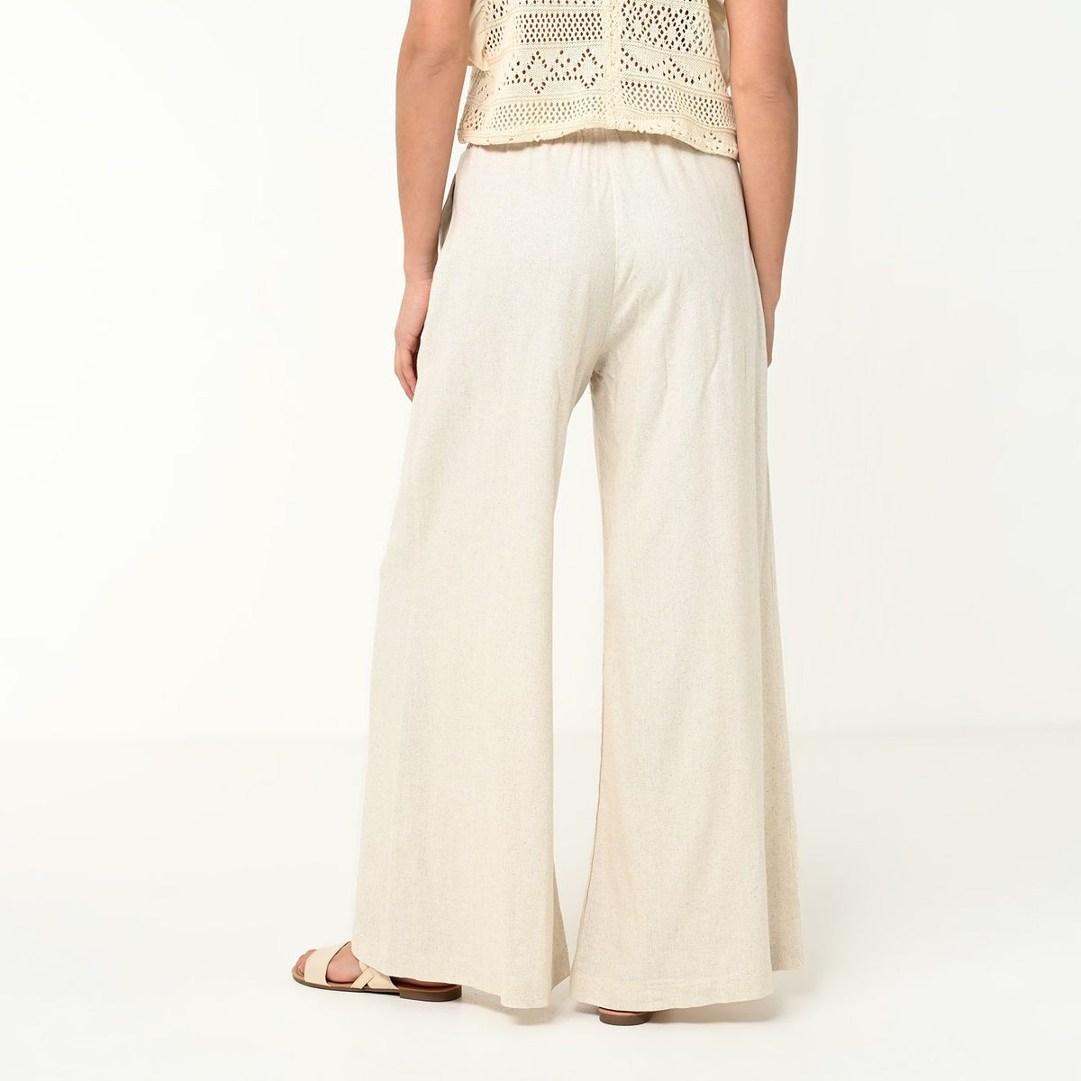 BASEMENT - Pantalón Recto Mujer Tiro alto Basement