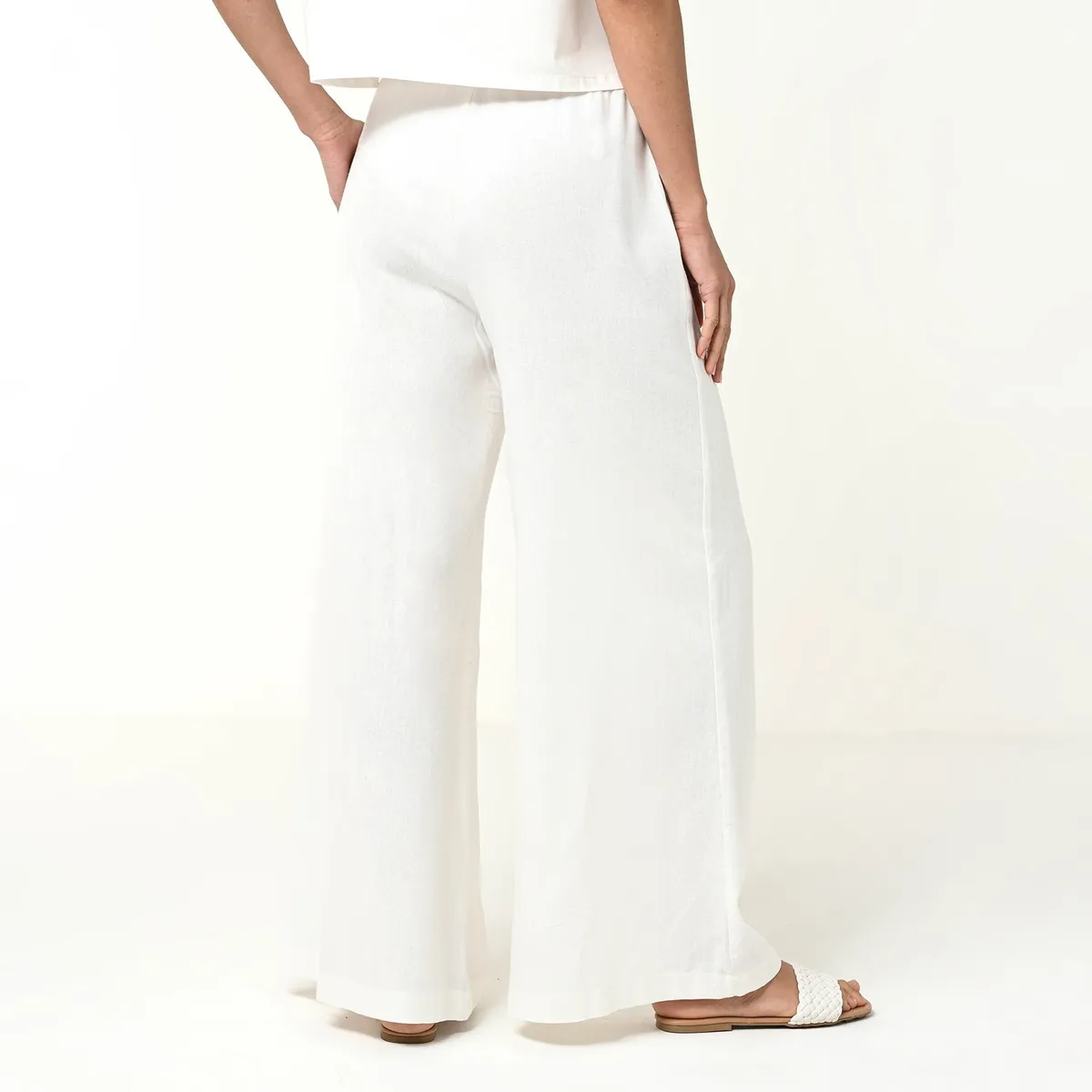 BASEMENT - Pantalón Recto Mujer Tiro alto Basement