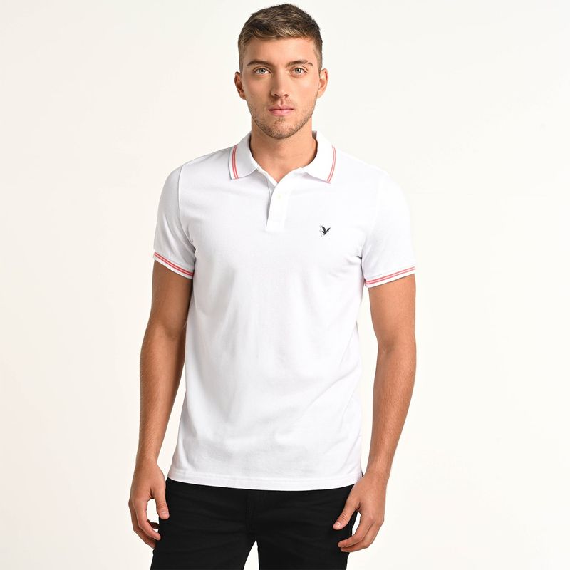AMERICAN EAGLE - Camiseta polo Hombre Manga corta de Algodón American Eagle