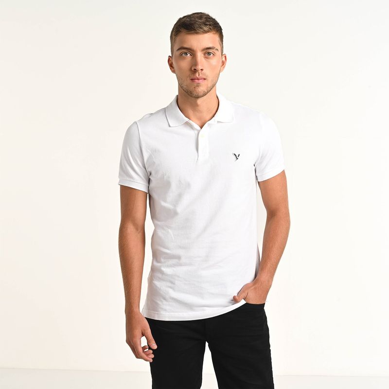AMERICAN EAGLE - Camiseta polo Hombre Manga corta de Algodón American Eagle
