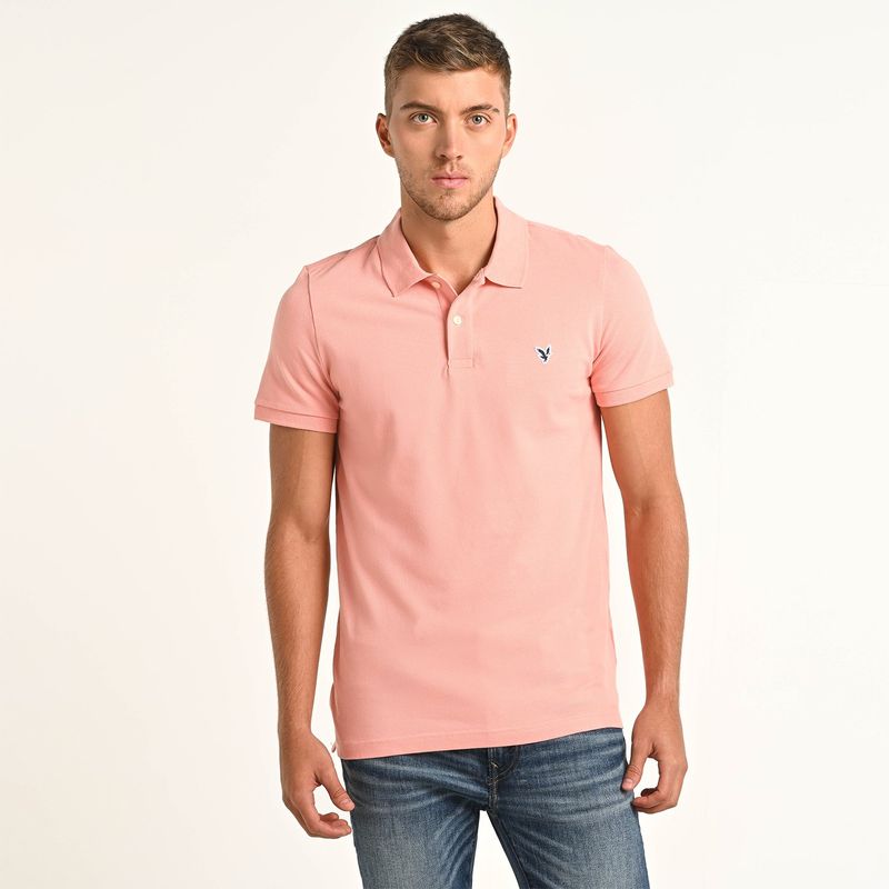 AMERICAN EAGLE - Camiseta polo Hombre Manga corta de Algodón American Eagle