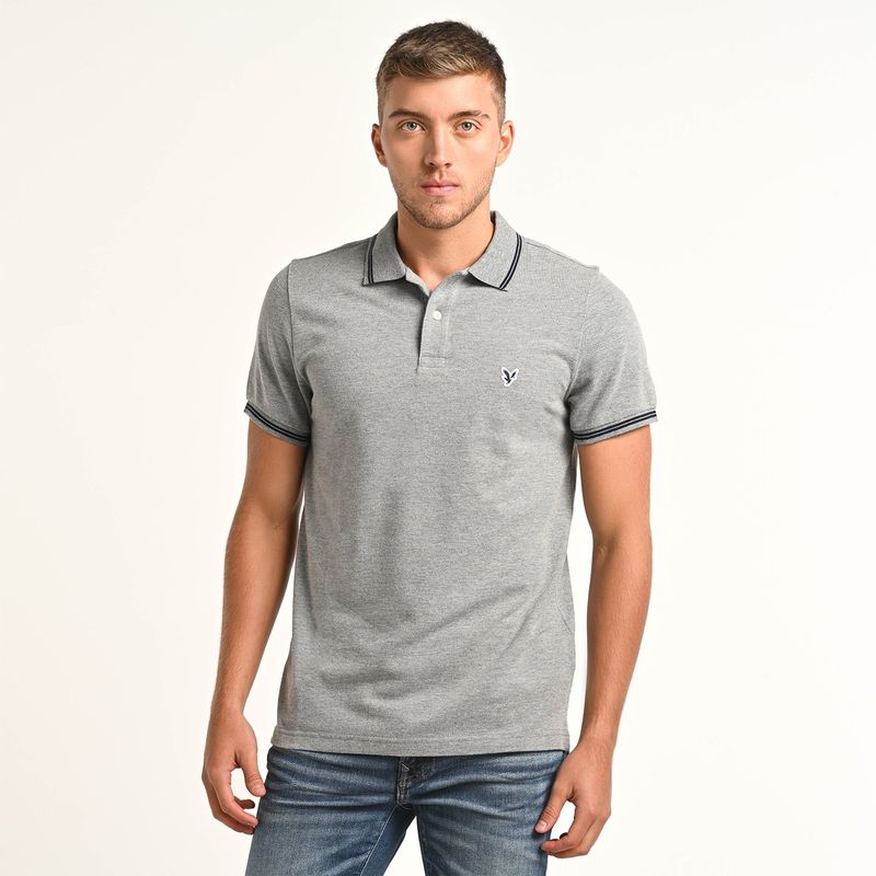 AMERICAN EAGLE - Camiseta polo Hombre Manga corta de Algodón American Eagle