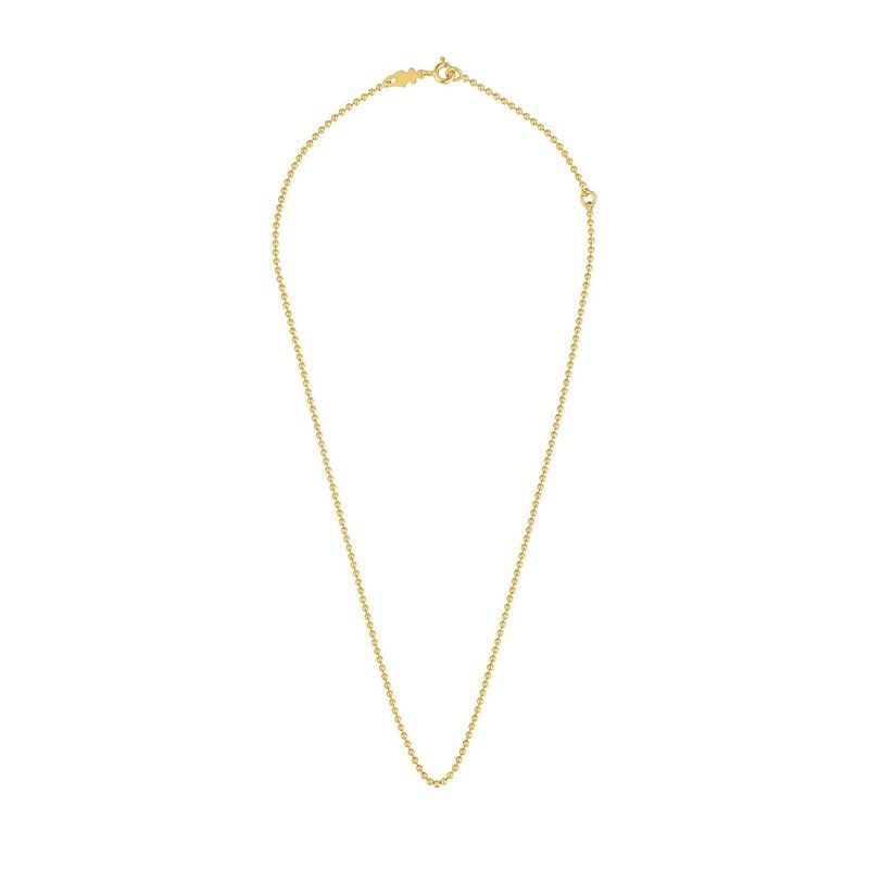 TOUS - Gargantilla con baño de oro de 18 kt sobre plata con bolas 45 cm TOUS Basics