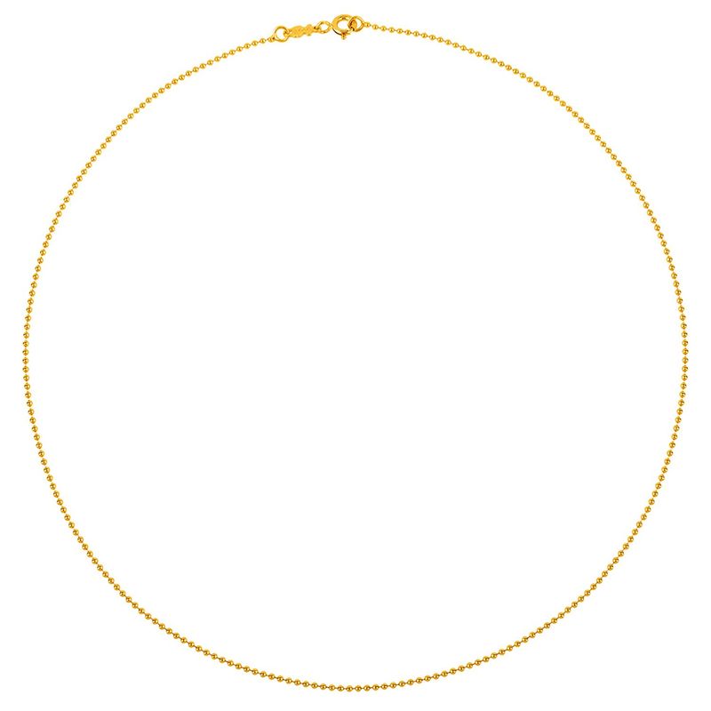 TOUS - Cadena TOUS Chain de oro de bolas de 1,2mm, 45cm.