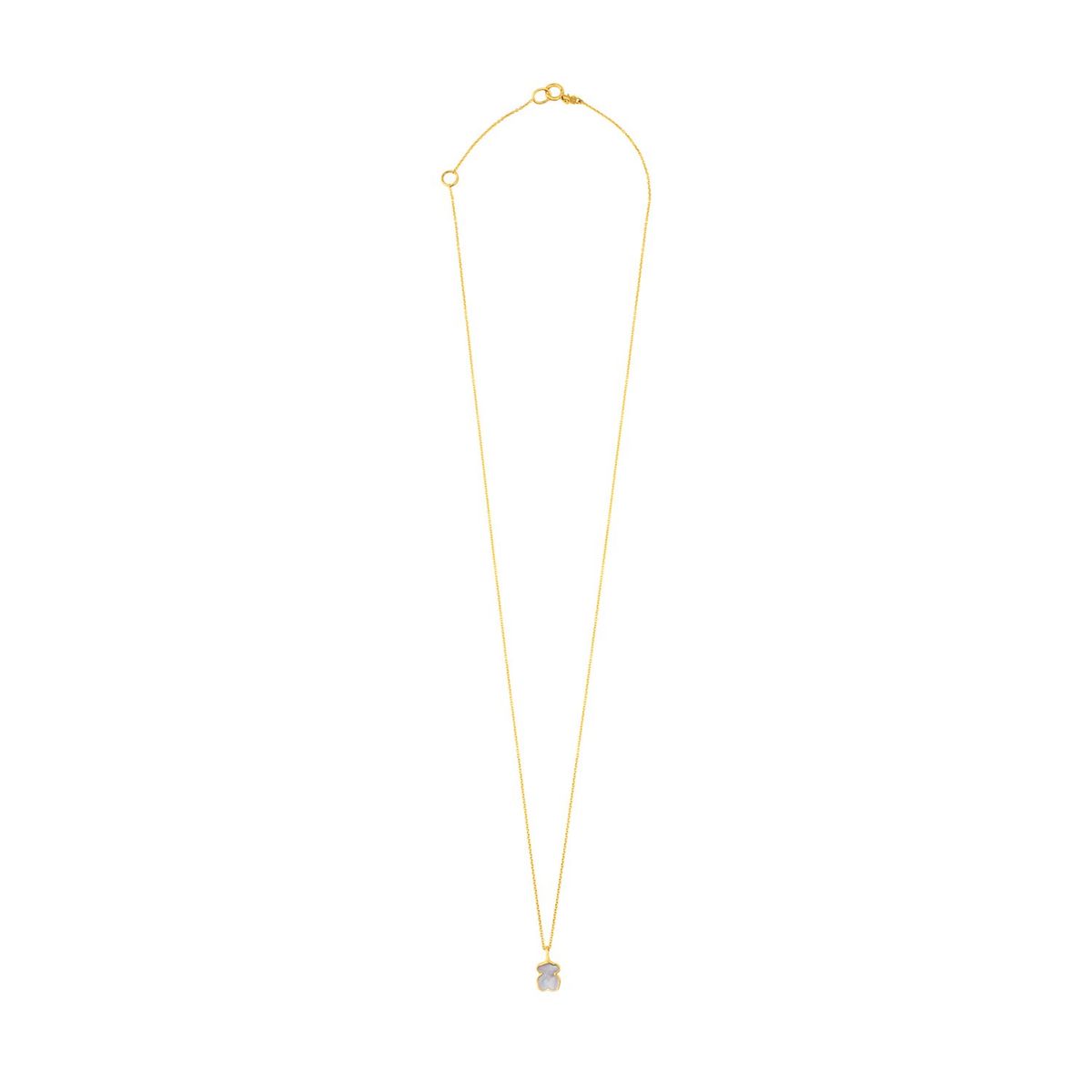 TOUS - Collar XXS oso de Oro y Nacar