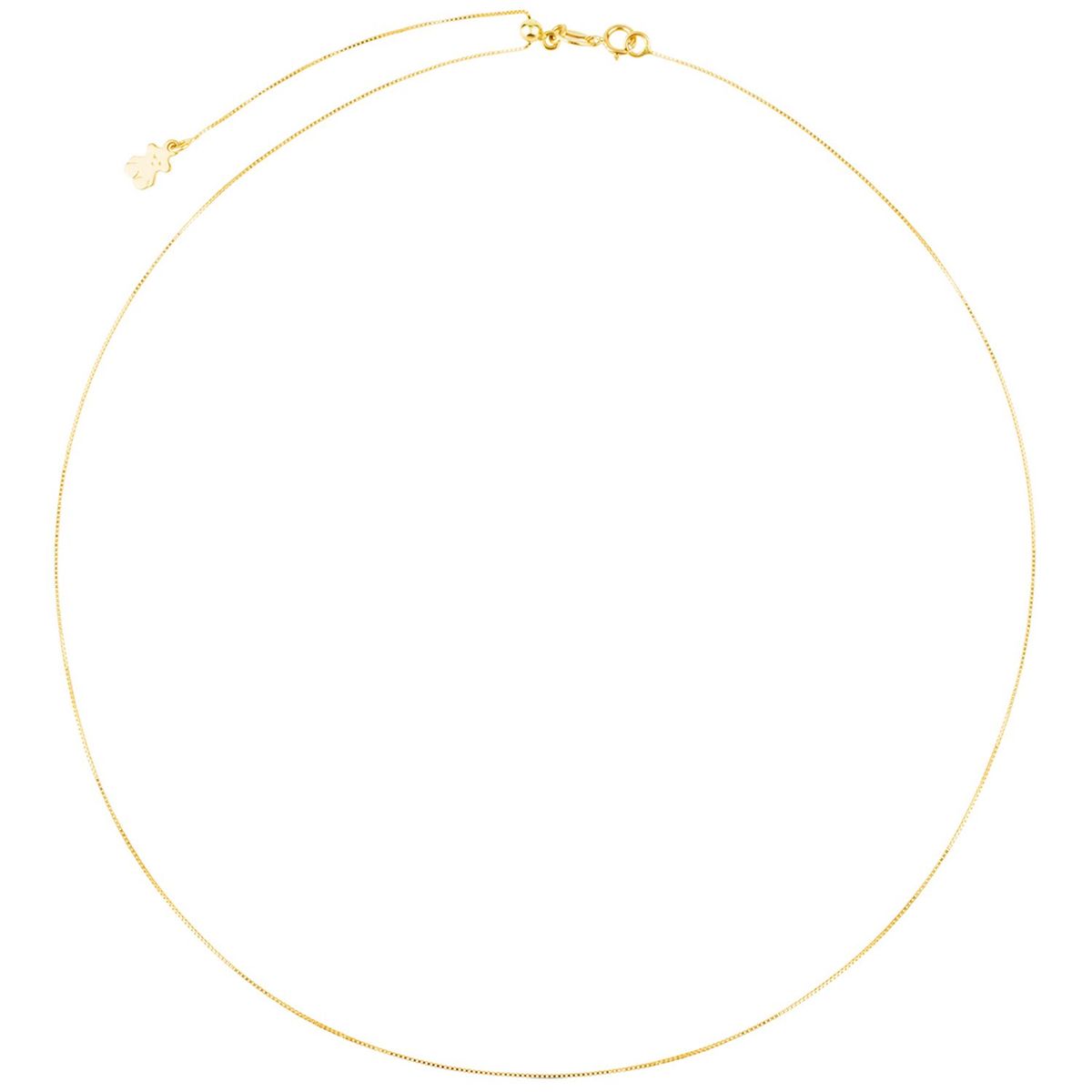 TOUS - Cadena TOUS Chain de oro cordón fino, 45cm.