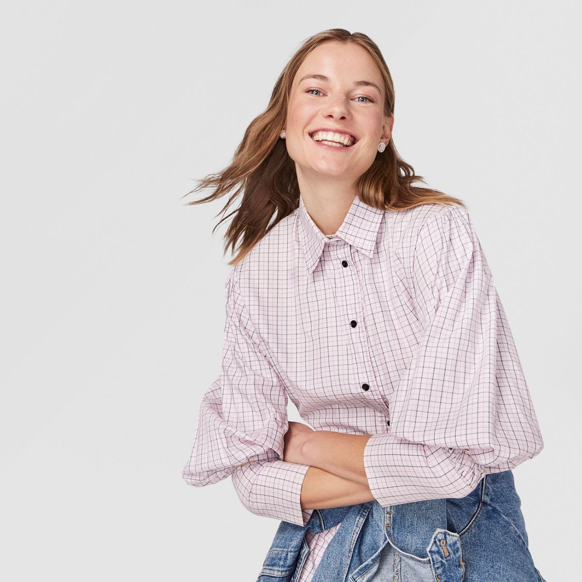 TOUS - Aros Camille de Plata con Cuarzo rosa