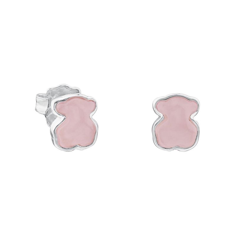 TOUS - Aros New Color de Plata con Cuarzo