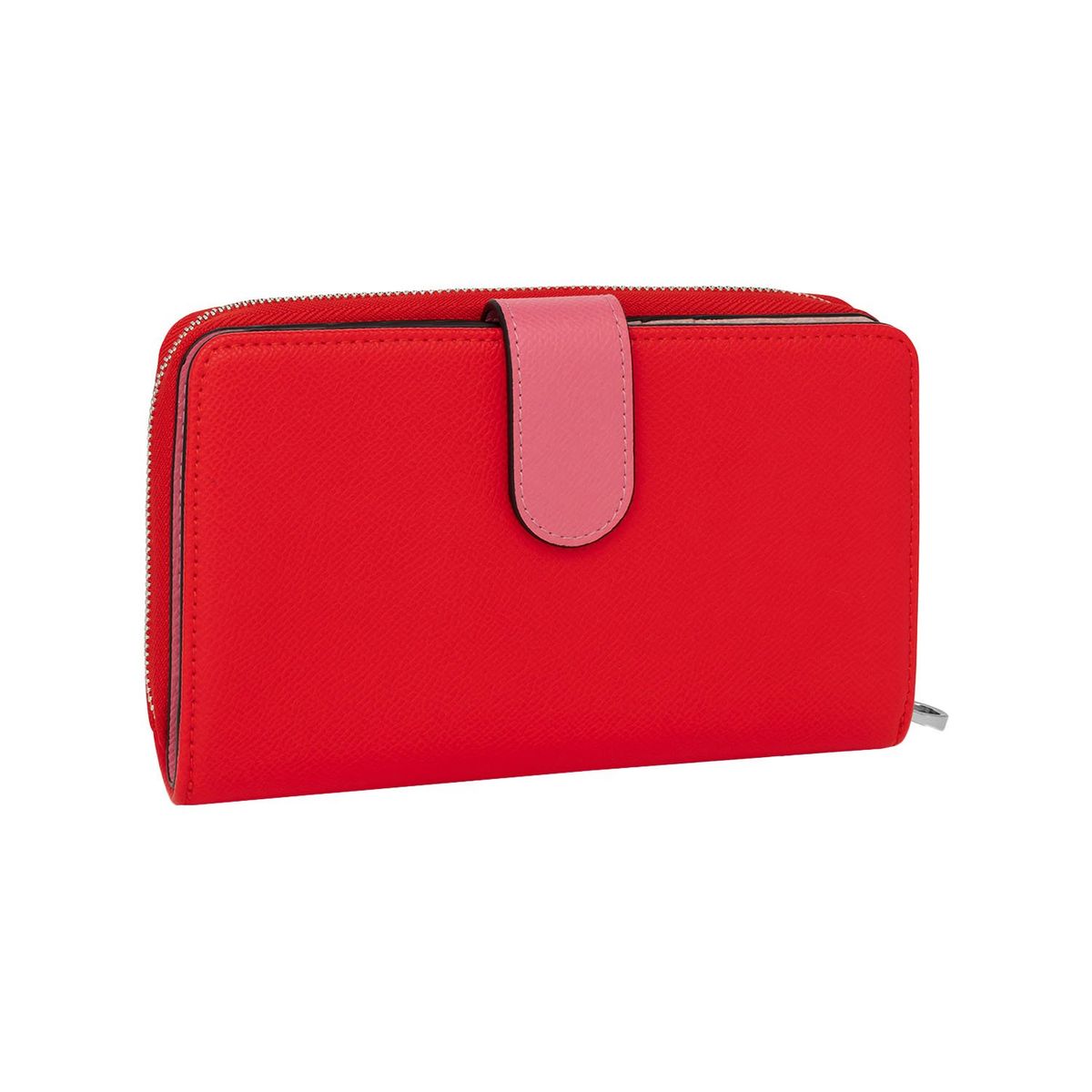 TOUS - Billetera mediana roja New Dubai Saffiano