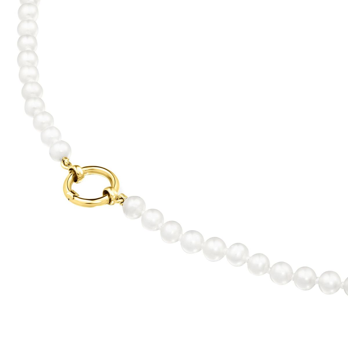 TOUS - Collar Hold de Perlas y Oro