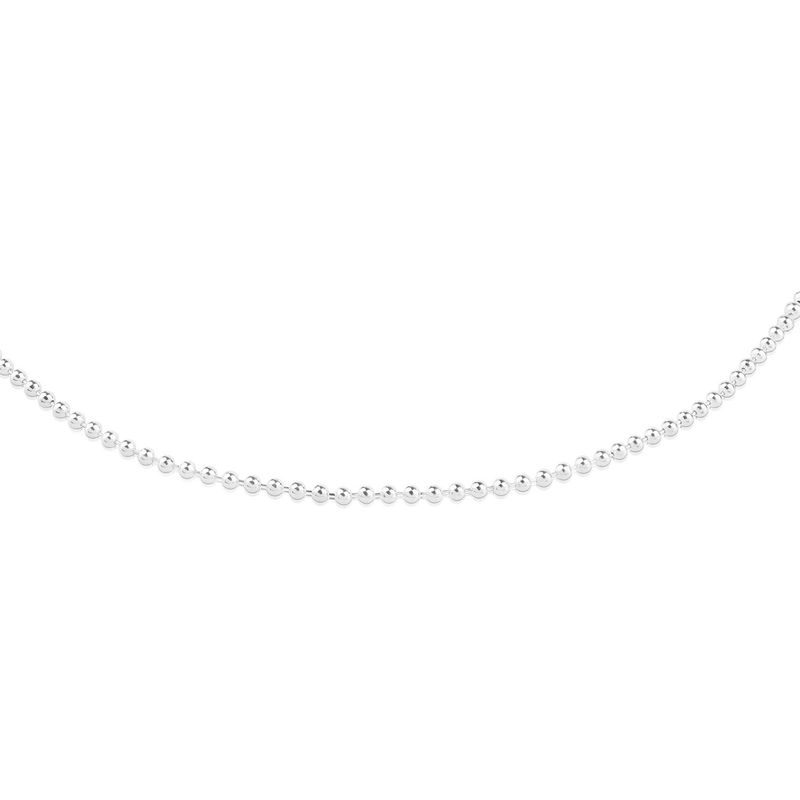 Gargantilla larga de plata con bolas, 80 cm Chain TOUS