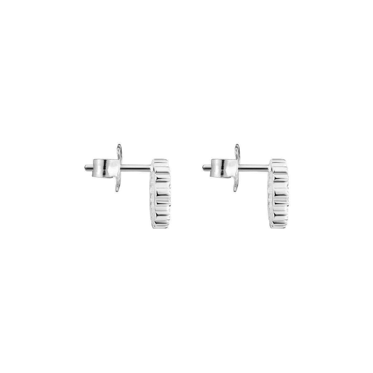 TOUS - Aretes pequeños Straight disco de Plata