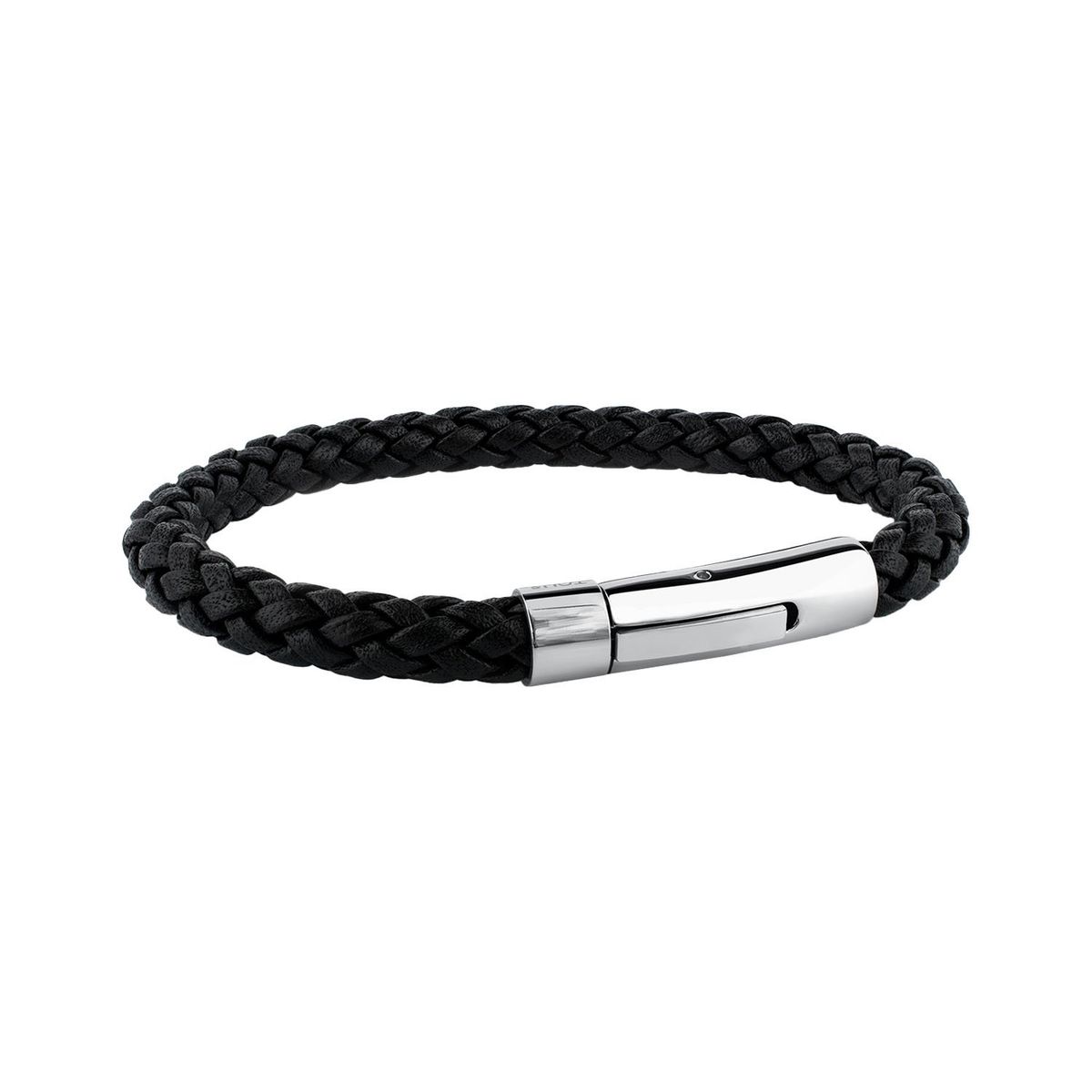 TOUS - Pulsera TOUS Man en acero y cuero trenzado