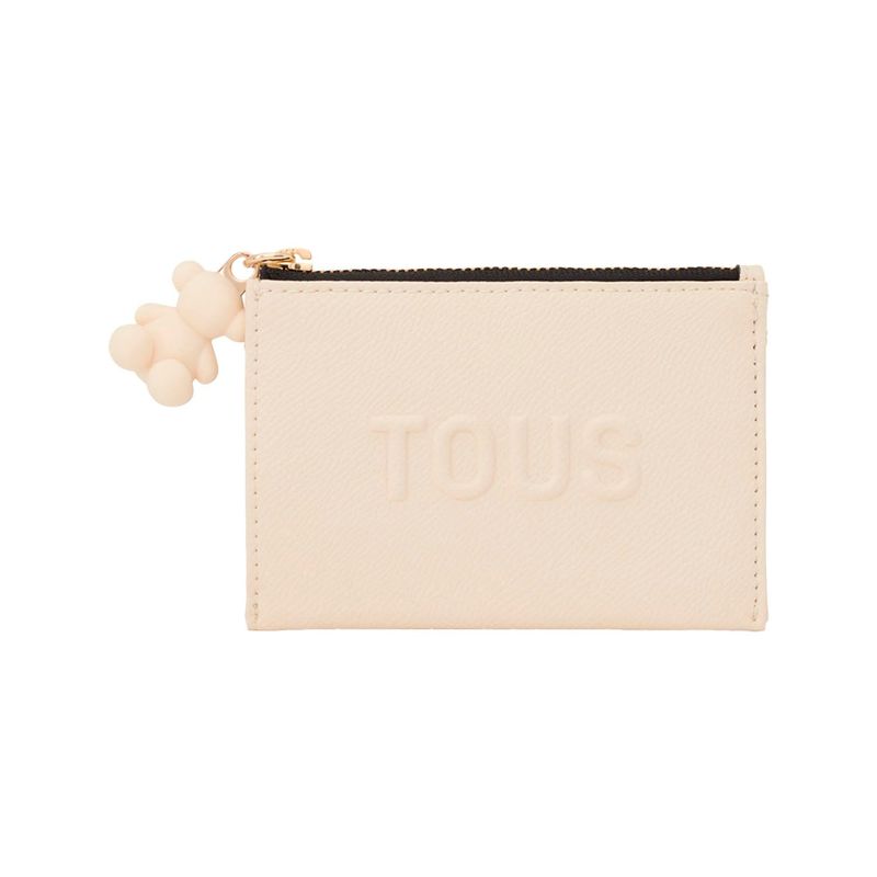 TOUS - Monedero tarjetero beige Tous La Rue New