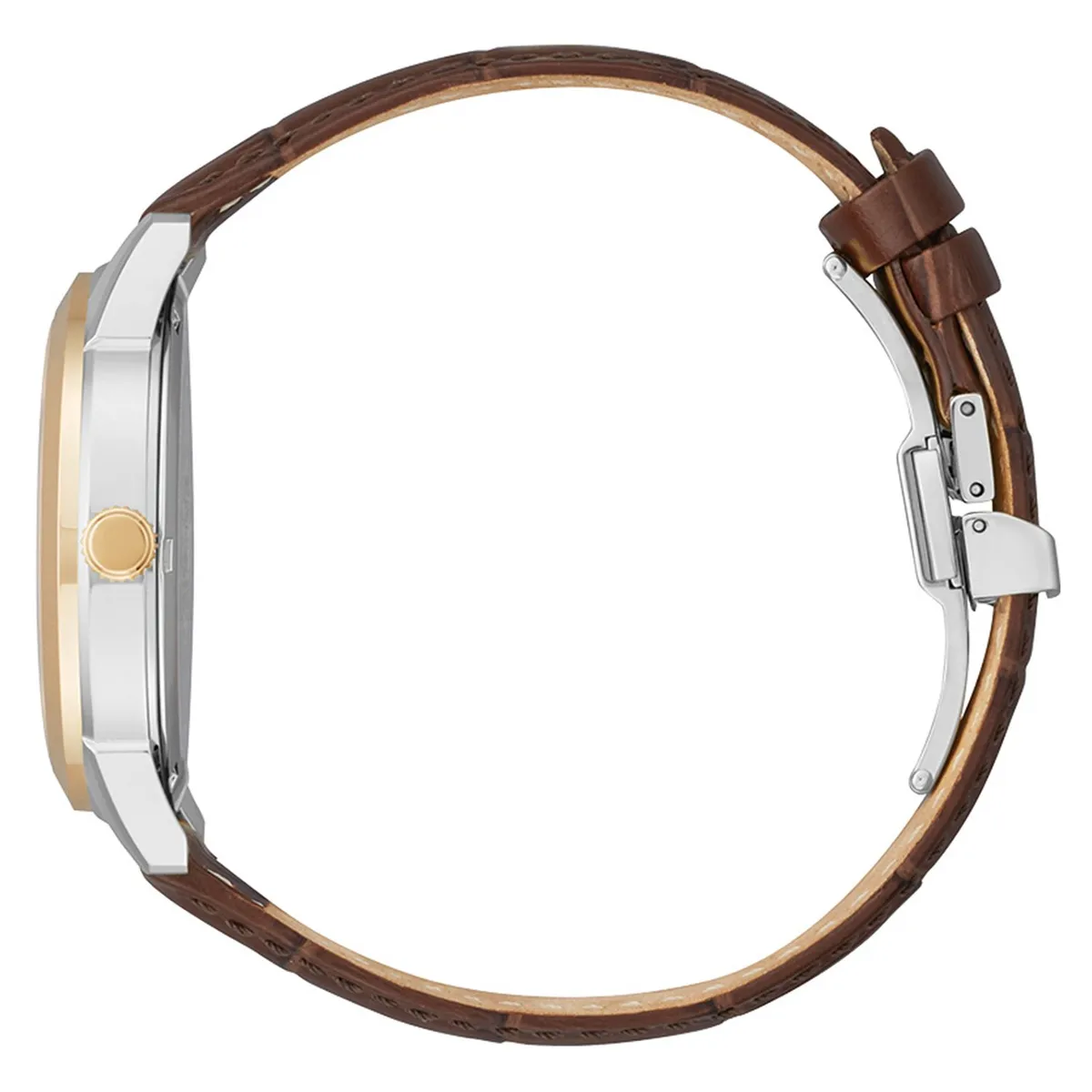 CITIZEN - Reloj Citizen Hombre Dress/ Classic. Reloj Cuero Café AW0096-06L