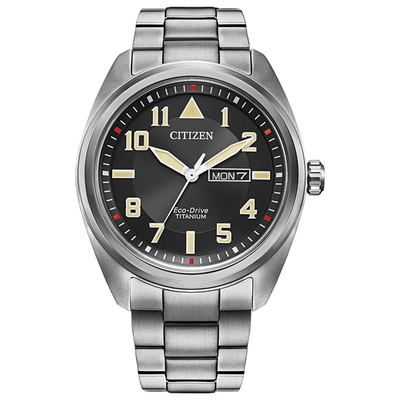 CITIZEN - Reloj Citizen Hombre Weekender. Reloj Titanio Plateado BM8560-53E