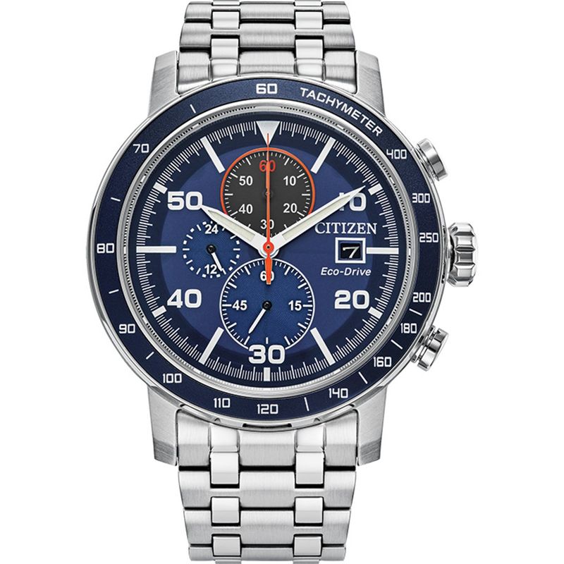 CITIZEN - Reloj Citizen Hombre Weekender. Reloj Acero inoxidable Plateado CA0850-59L