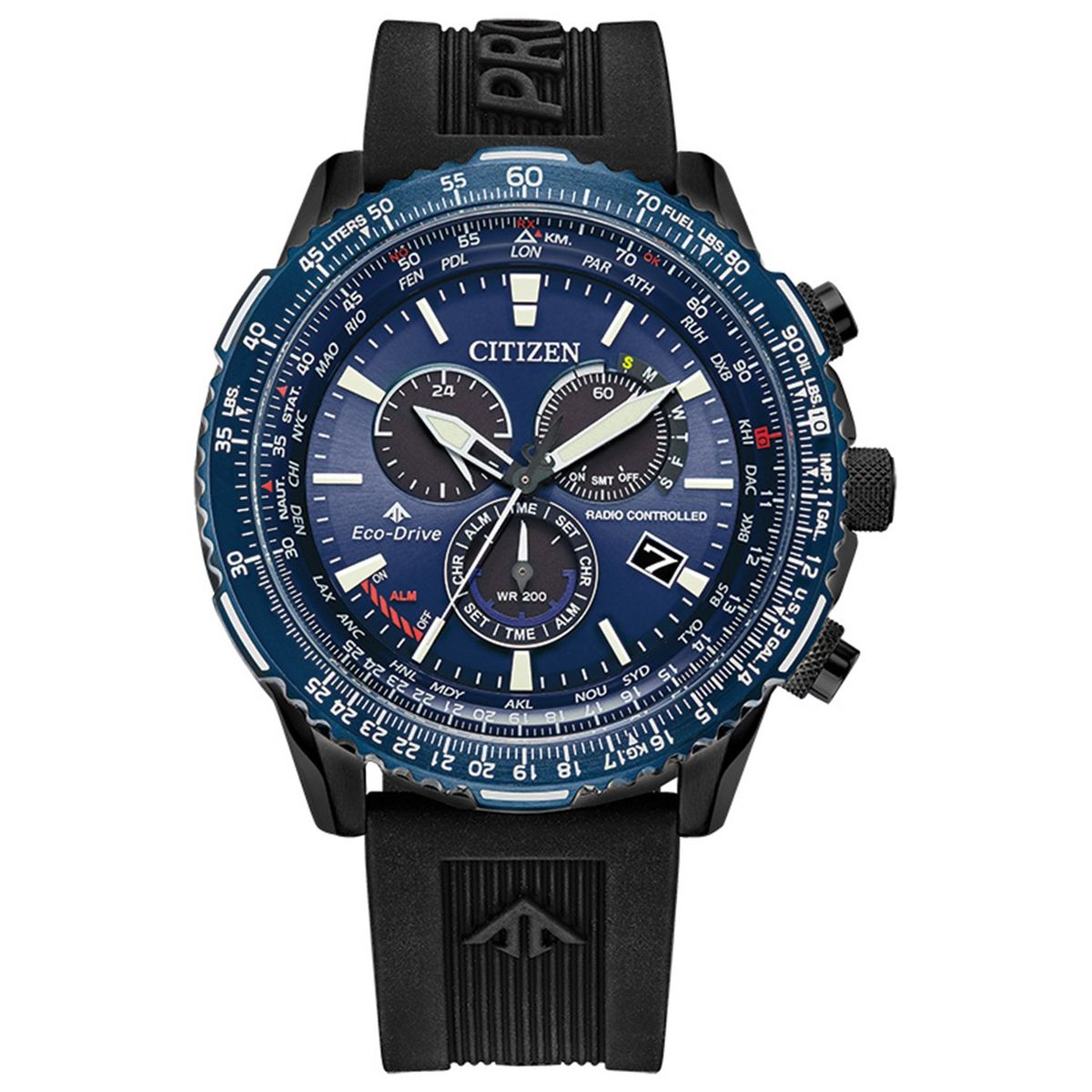 CITIZEN - Reloj Citizen Hombre Promaster. Reloj Poliuretano Negro CB5006-02L