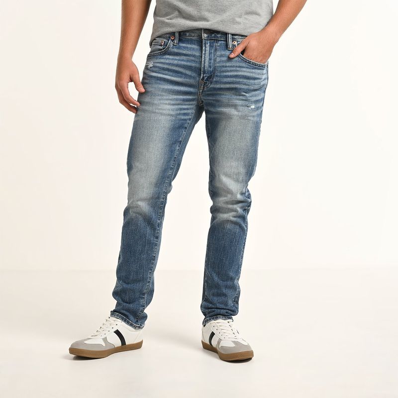 AMERICAN EAGLE - Jean 5 Bolsillos Hombre Skinny de Algodón American Eagle